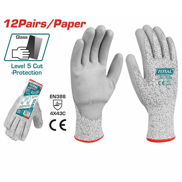  Găng tay chống cắt XL Total TSP1702-XL 