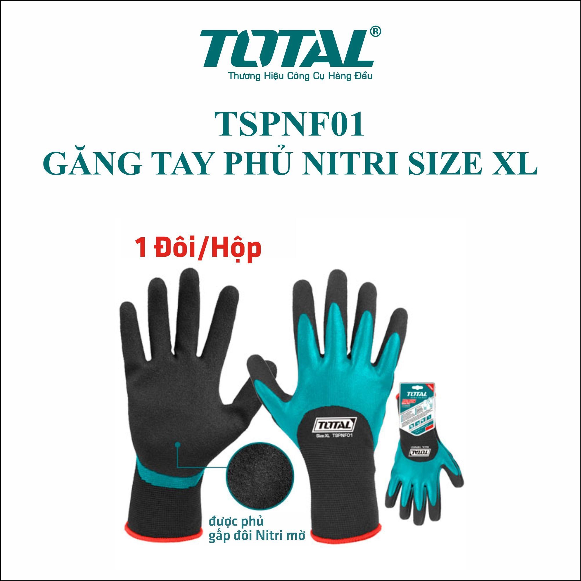  Găng tay phủ Nitri size XL Total TSPNF01 