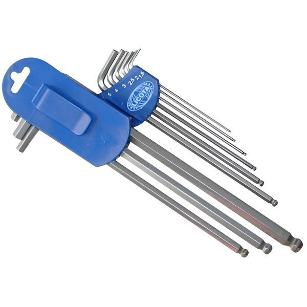  Bộ lục giác cao cấp đầu bi xi bóng 9 cây LICOTA TW-21009A-MF 