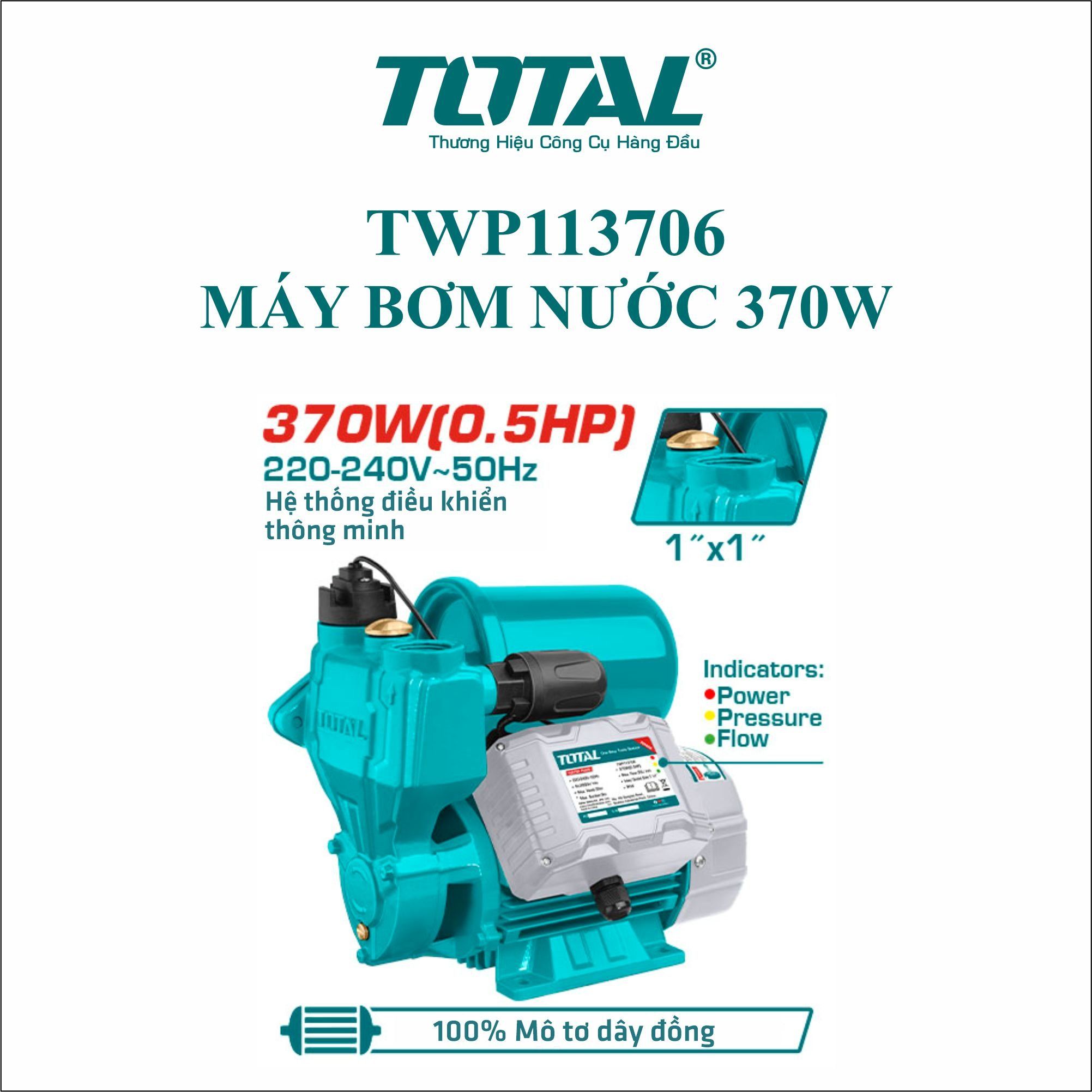  Máy bơm nước 370W Total TWP113706 