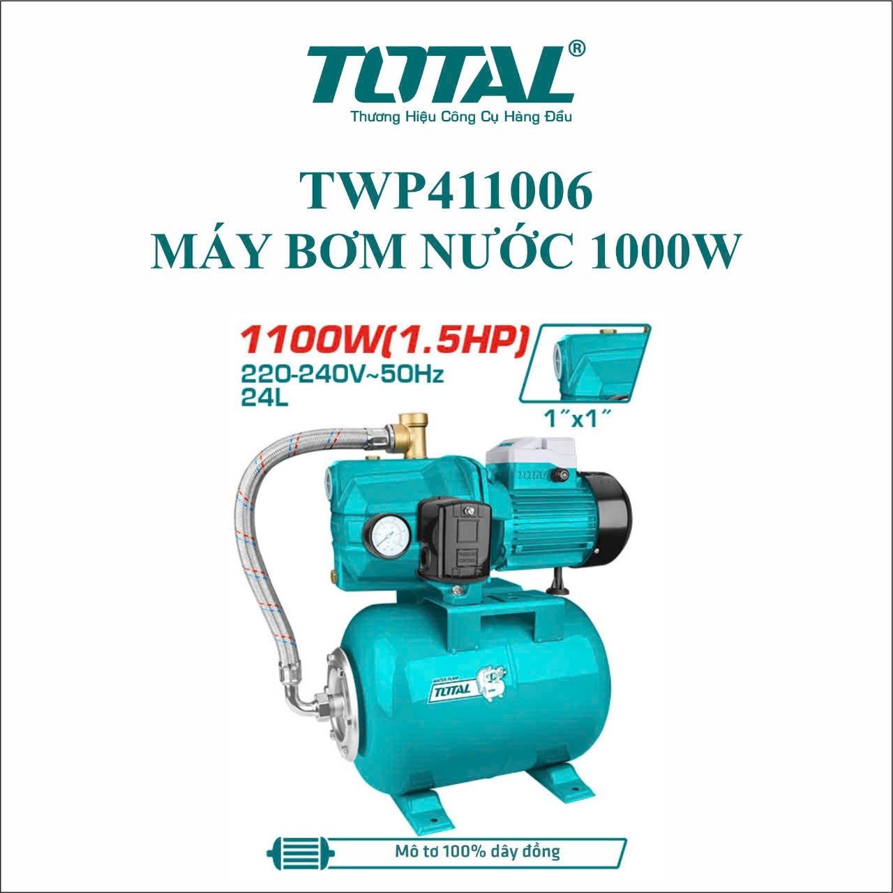  Máy bơm nước 1000W Total TWP411006 