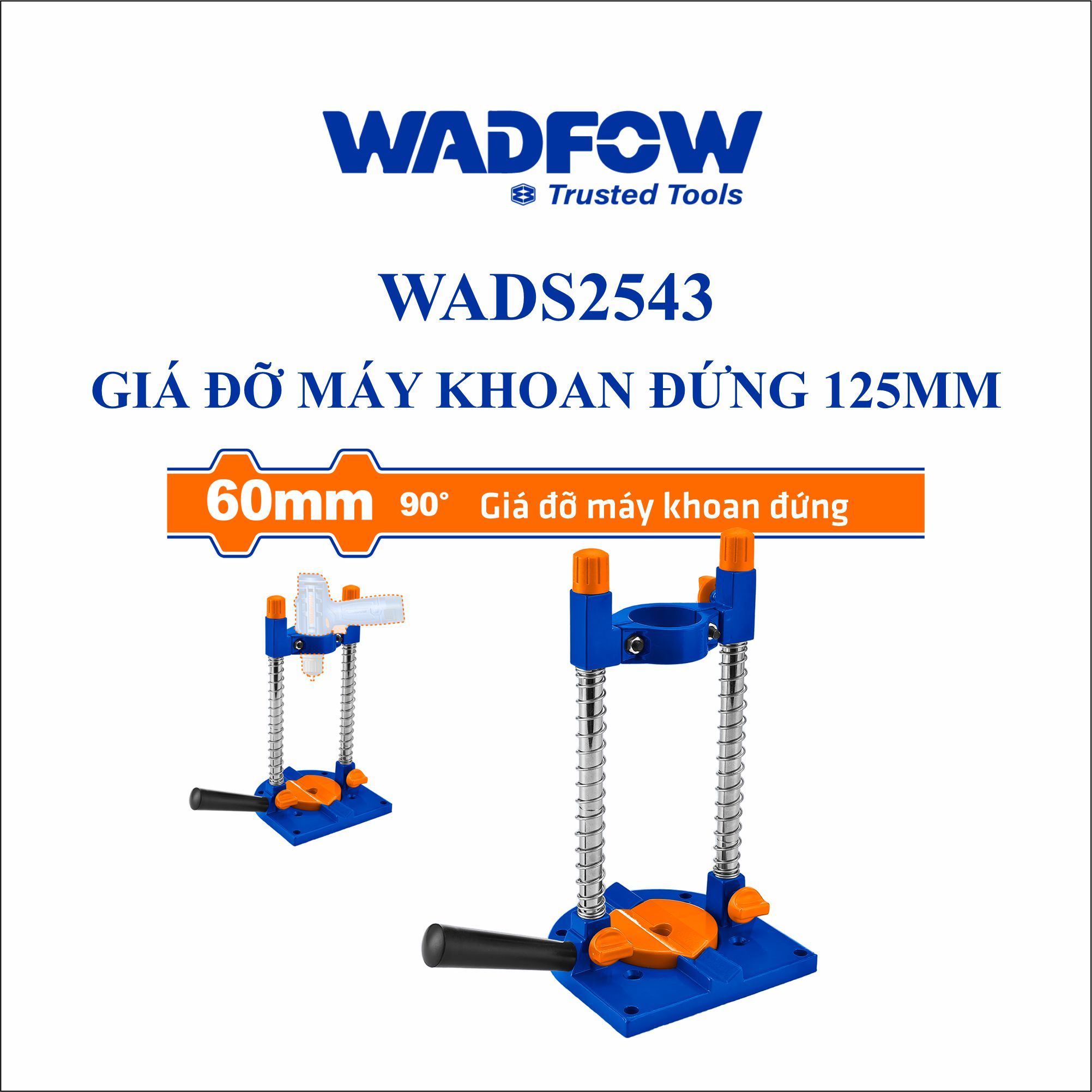  Giá đỡ máy khoan đứng 125mm WADFOW WADS2543 