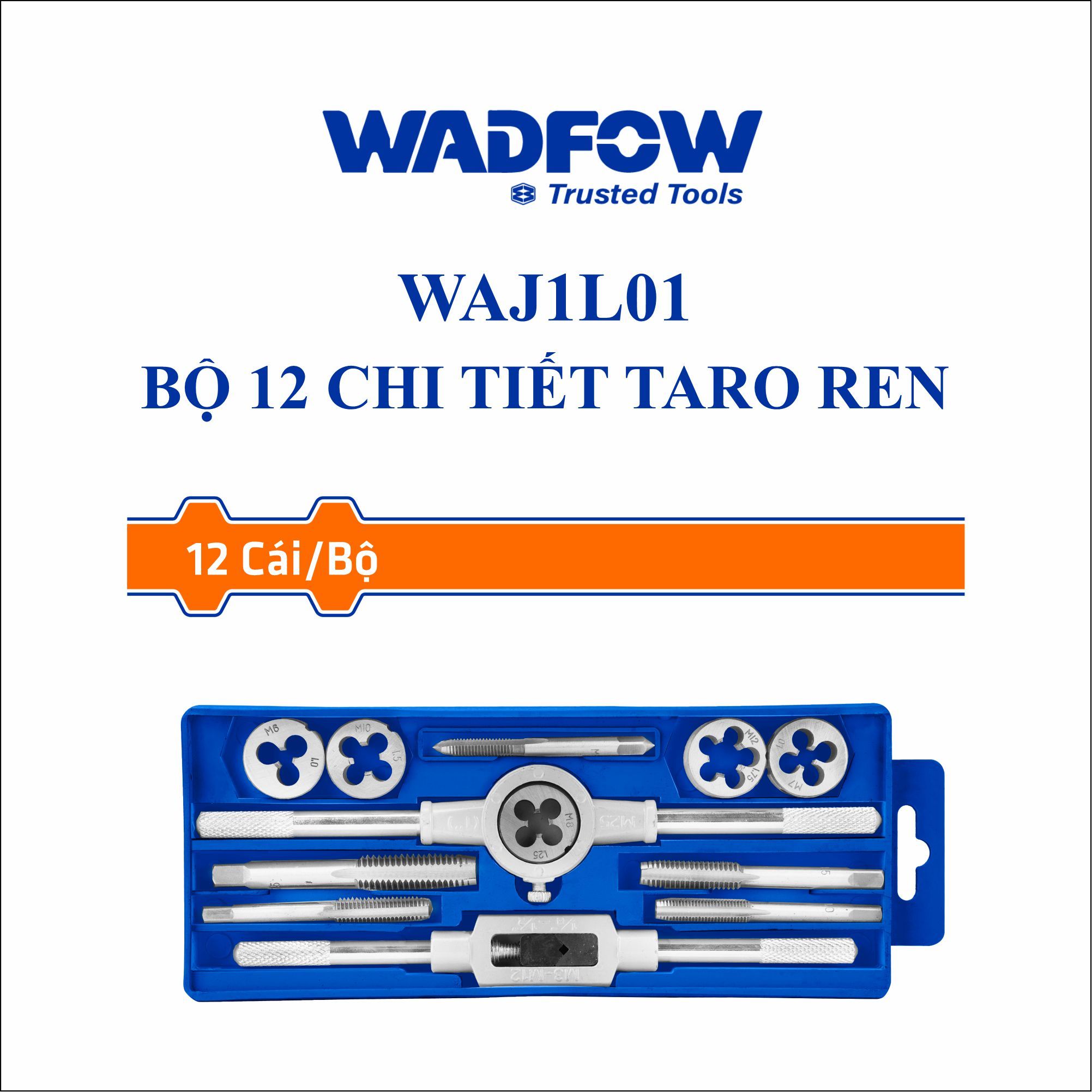  Bộ 12 chi tiết taro ren WADFOW WAJ1L01 