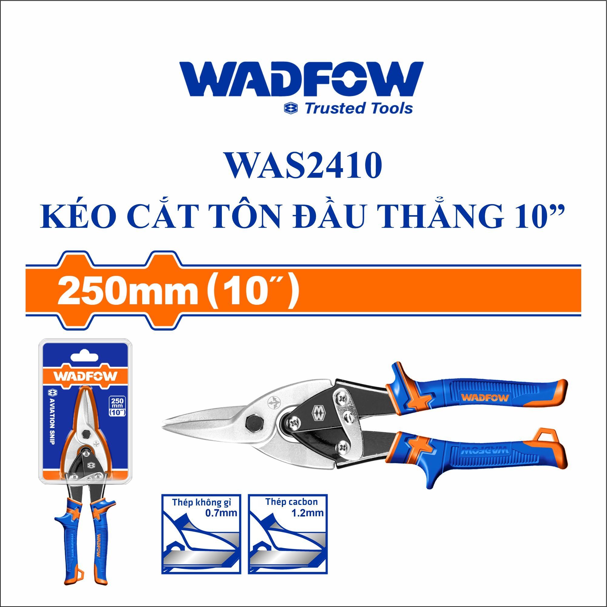  Kéo cắt tôn đầu thẳng 10 Inch WADFOW WAS2410 