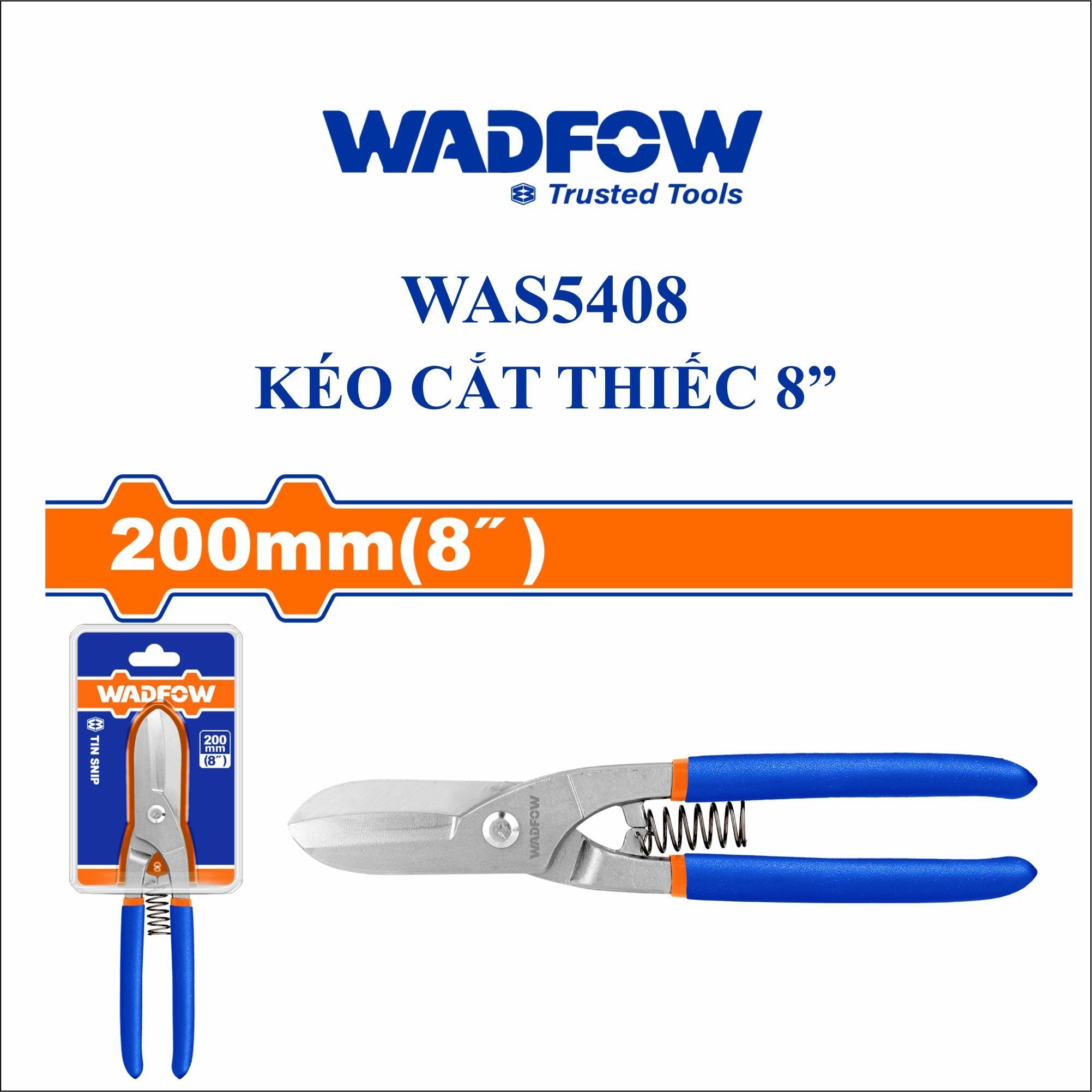  Kéo cắt thiếc 8 Inch WADFOW WAS5408 