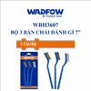 Bộ 3 bàn chải đánh gỉ 7 Inch WADFOW WBH3607