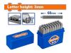 Bộ 27 mũi đột chữ cái 3mm WADFOW WCC9273