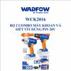Bộ combo 2 máy khoan và vặn vít dùng pin 20V WADFOW WCK2016