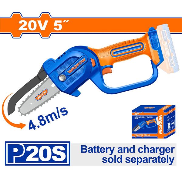  Máy cưa xích dùng pin 20V WADFOW WCLP550 