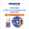 Đĩa cắt gạch khô-ướt 100x16mm WADFOW WDC1K06