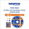 Đĩa cắt gạch đa năng 125x22.2mm WADFOW WDC3K03
