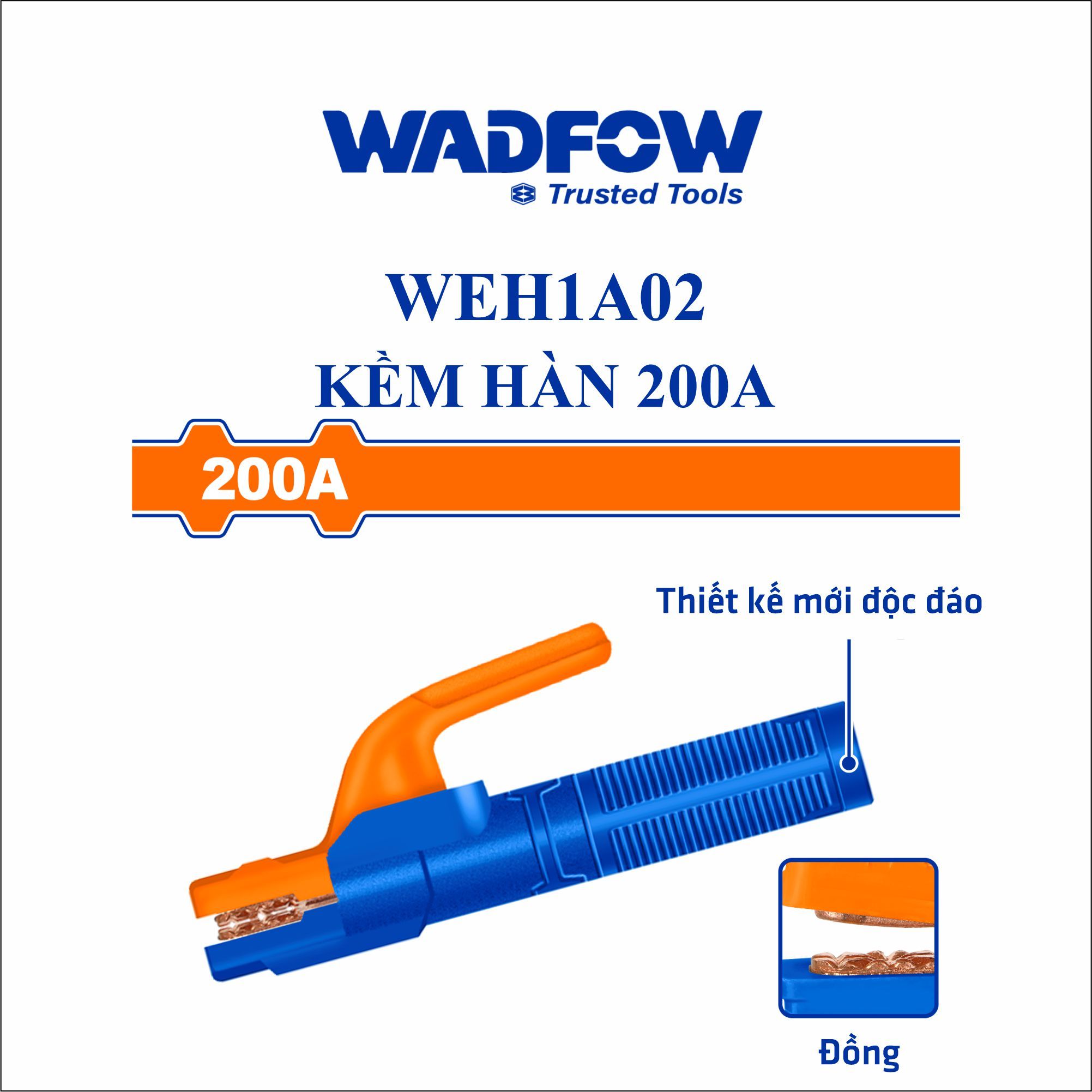  Kìm hàn 200A WADFOW WEH1A02 