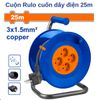 Cuộn Rulo cuốn dây điện 25m WADFOW WEJ8380