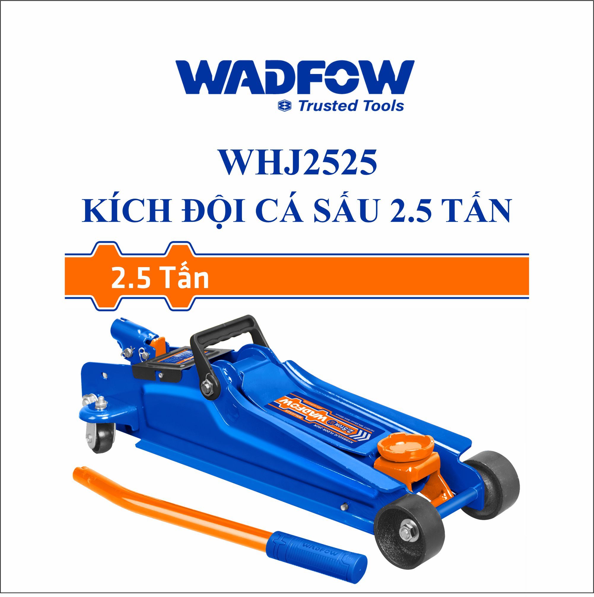  Con đội cá sấu 2.5 tấn WADFOW WHJ2525 