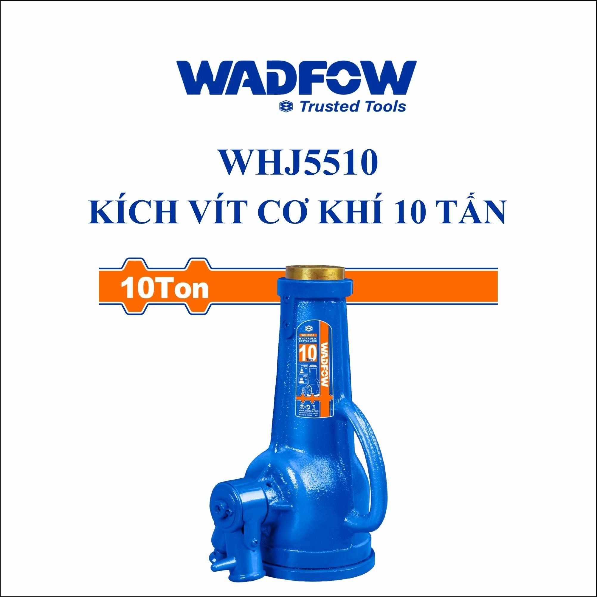  Đội răng cơ khí 10 tấn WADFOW WHJ5510 