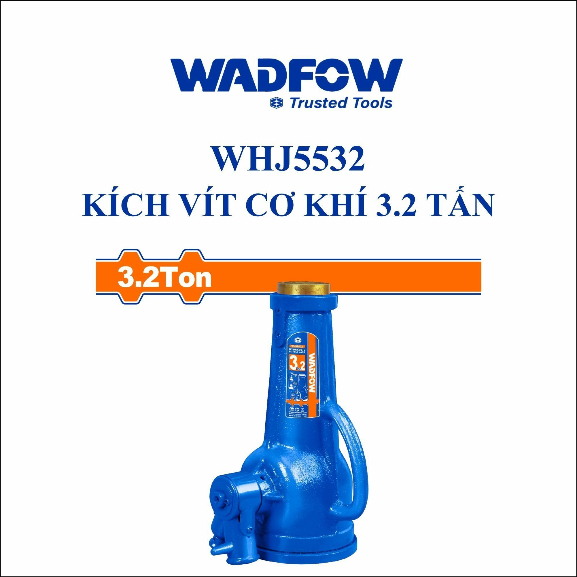  Đội răng cơ khí 3.2 tấn WADFOW WHJ5532 