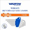 Bộ 7 chìa lục giác 1.5-6mm WADFOW WHK1671