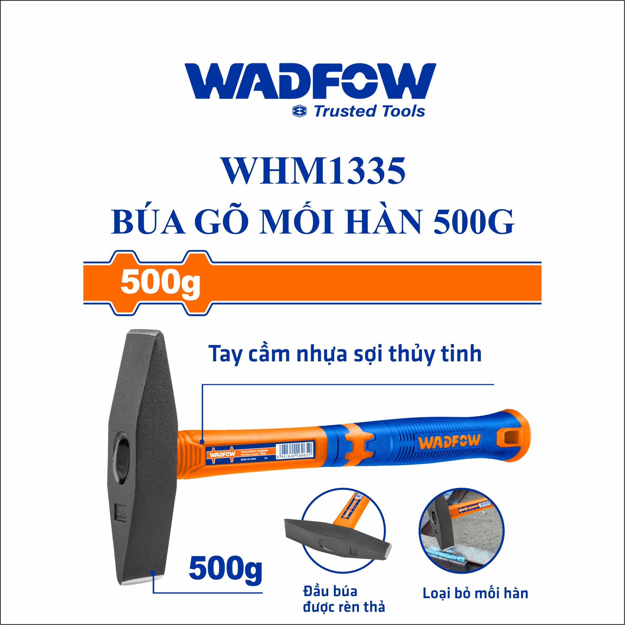 Búa gõ mối hàn 500g WADFOW WHM1335