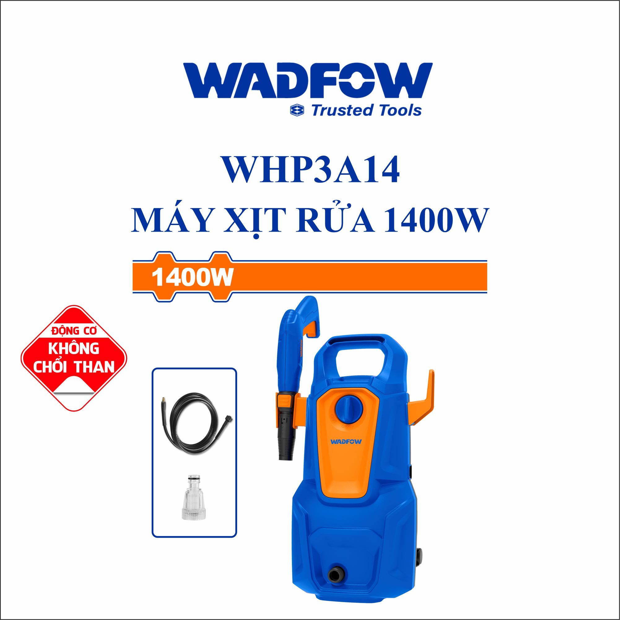  Máy xịt rửa 1400W WADFOW WHP3A14 