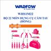 Bộ 22 món dụng cụ cầm tay (hồng) WADFOW WHS1M22