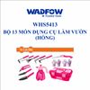 Bộ 13 món dụng cụ làm vườn (hồng) WADFOW WHS5413