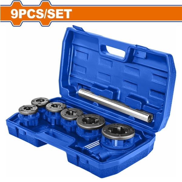 Bộ 9 cây ren ống BSPT 1/4-1-1/4 inch WADFOW WJK1D61 