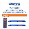 Bộ 2 lưỡi cưa kiếm (cưa kim loại) 225mm(9") WADFOW WJT1122BF