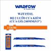 Bộ 2 lưỡi cưa kiếm (cưa gỗ) 240mm(9.5") WADFOW WJT1531L