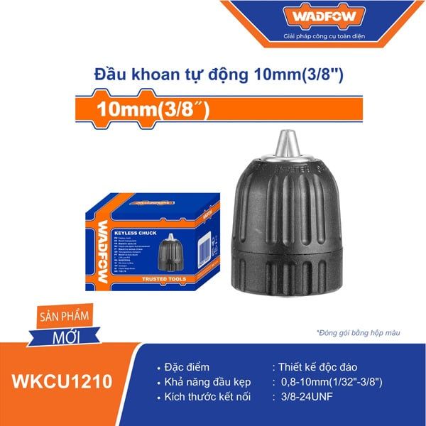  Đầu khoan tự động 10mm WADFOW WKCU1210 