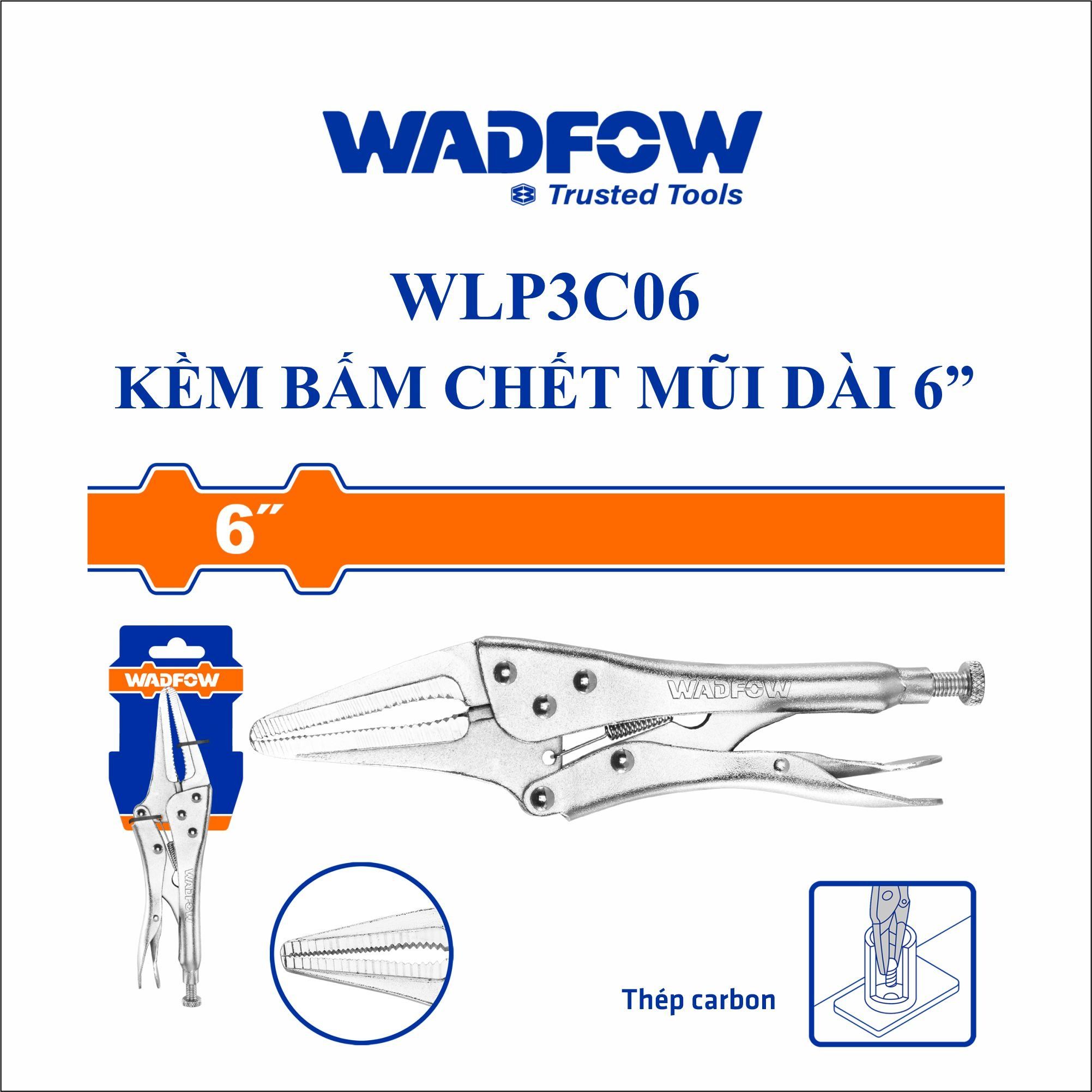  Kìm bấm chết mũi dài 6 Inch WADFOW WLP3C06 