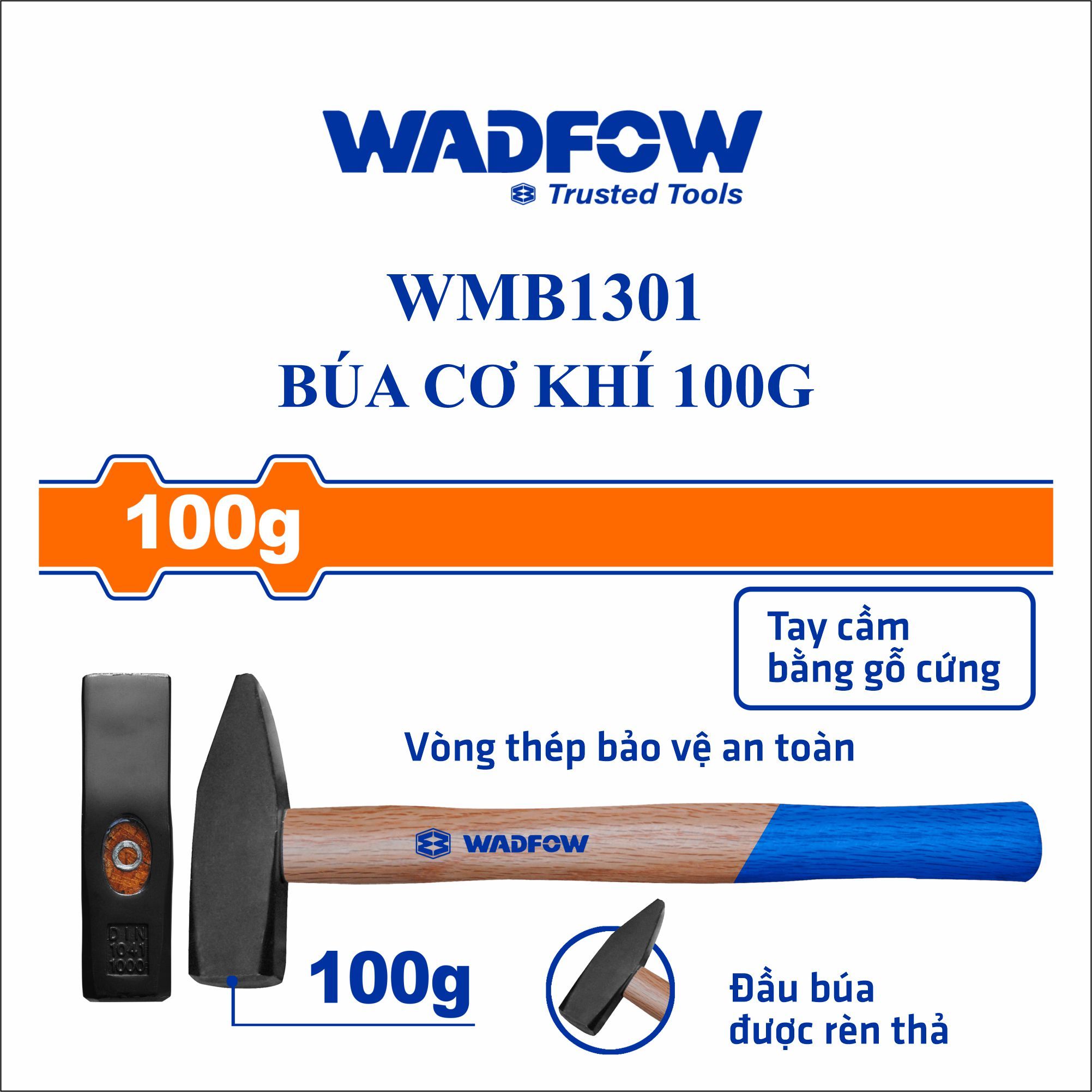  Búa cơ khí 100g WADFOW WMB1301 