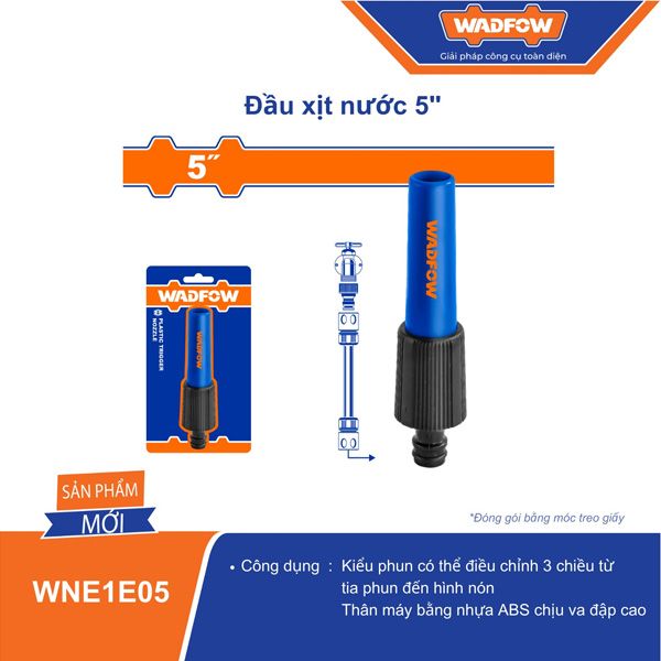  Đầu xịt nước 5 inch WADFOW WNE1E05 
