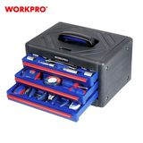  Tủ đựng dụng cụ 3 ngăn kèm theo 125 chi tiết Workpro WP209028 