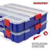  Hộp đựng đồ nghề nhiều ngăn bằng nhựa Workpro WP283007 