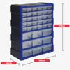 Hộp đựng đồ nghề 39 ngăn bằng nhựa Workpro WP283010