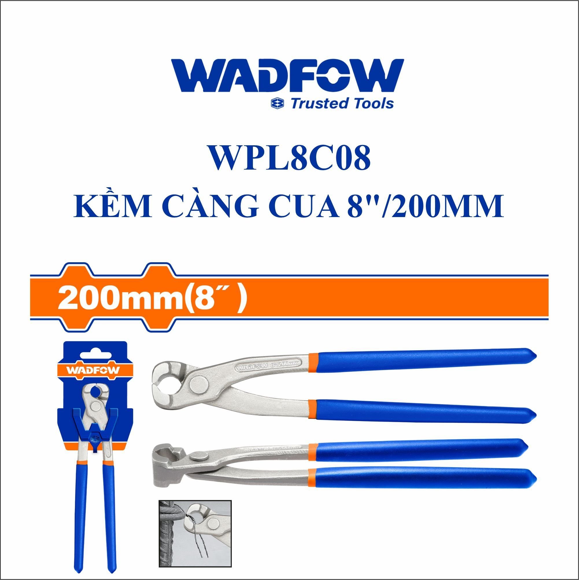  Kìm cắt càng cua  8 inch/ 200mm WADFOW WPL8C08 