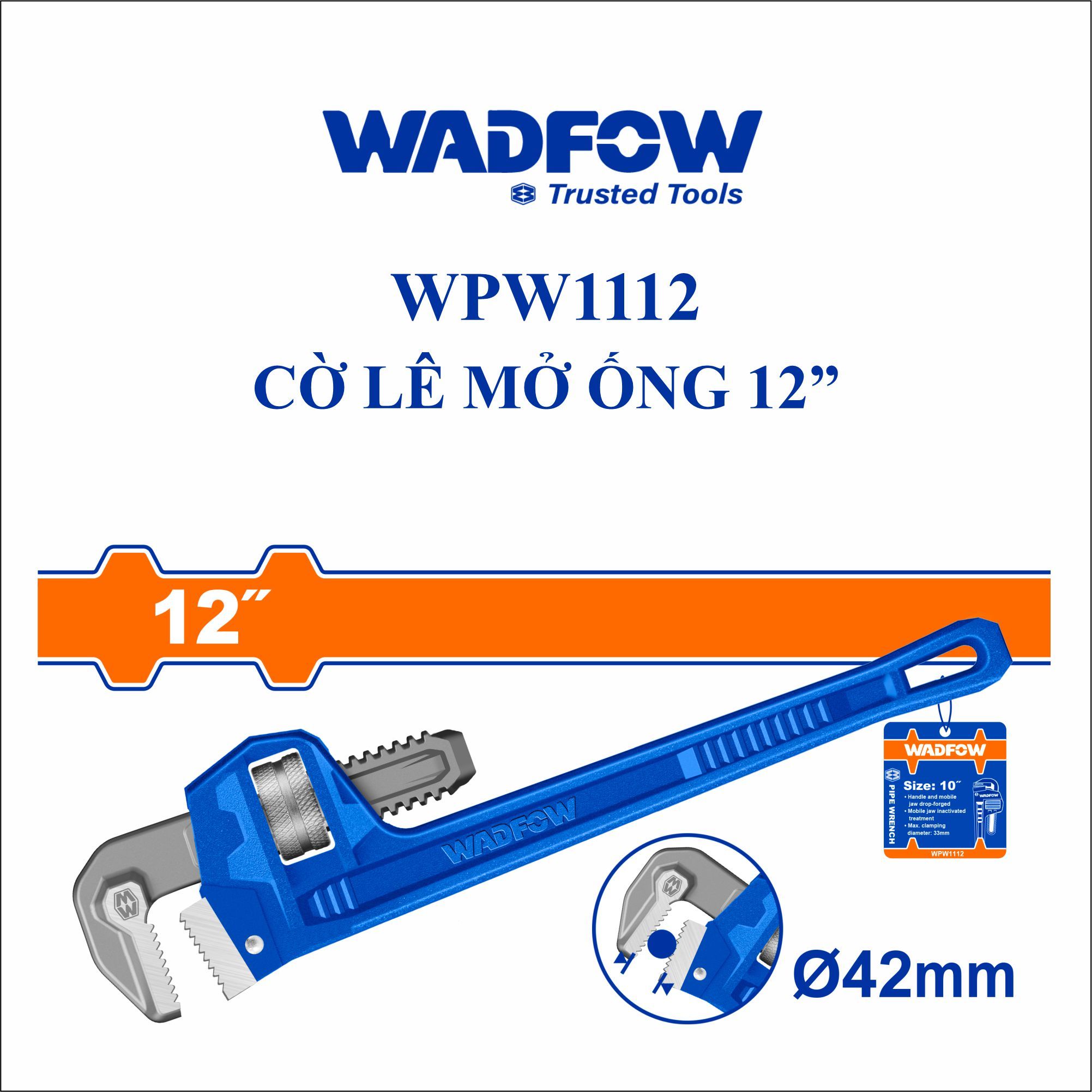  Cờ lê mở ống 12 Inch WADFOW WPW1112 