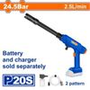 Máy xịt rửa cao áp dùng pin 20V WADFOW WQX1528