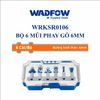 Bộ 6 mũi phay gỗ 6mm WADFOW WRKSR0106
