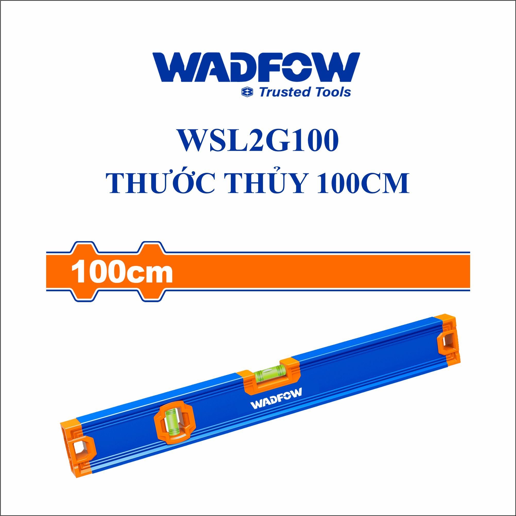  Thước thủy 100cm WADFOW WSL2G100 