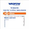 Thước ke góc vuông 300x150mm WADFOW WSR4330