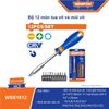 Bộ 12 món tua vít và mũi vít WADFOW WSS1612