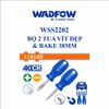 Bộ 2 tua vít dẹp & bake 38mm WADFOW WSS2202