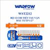 Bộ 12 chi tiết tay vặn đầu tuýp 1/2 Inch WADFOW WST2212