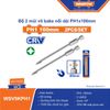 Bộ 2 mũi vít bake nối dài PH1x100mm WADFOW WSV9KPH1
