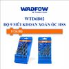 Bộ 9 mũi khoan xoắn ốc HSS WADFOW WTD6B02