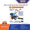 Máy xới đất chạy xăng 7.0Hp giật nổ WADFOW WTL2A100