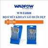 Bộ 8 mũi khoan gỗ đuôi dẹp WADFOW WWF6B08