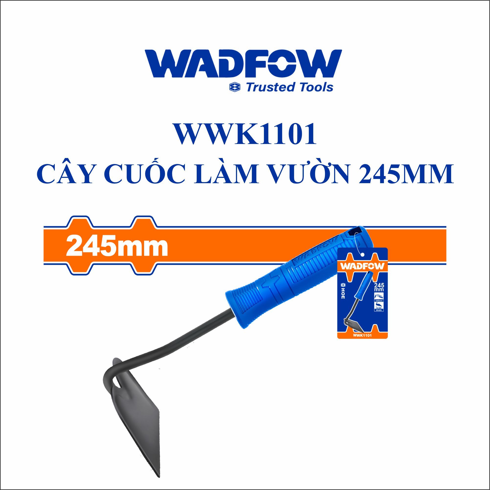  Cây cuốc làm vườn 245mm WADFOW WWK1101 