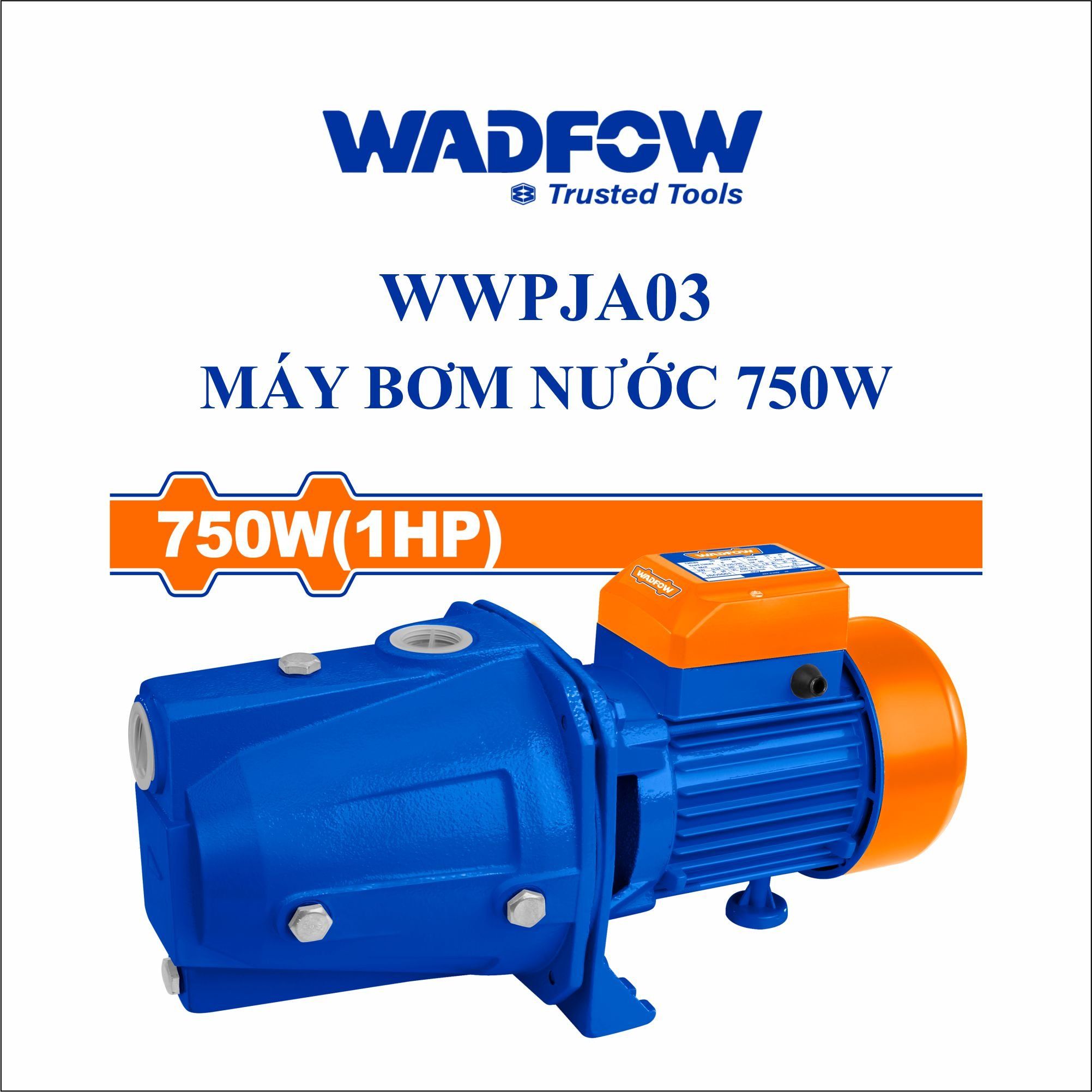  Máy bơm nước 750W(1HP) WADFOW WWPJA03 